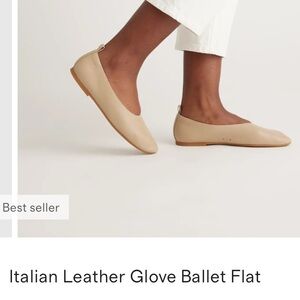 Quince Italian Leather Ballet Flats